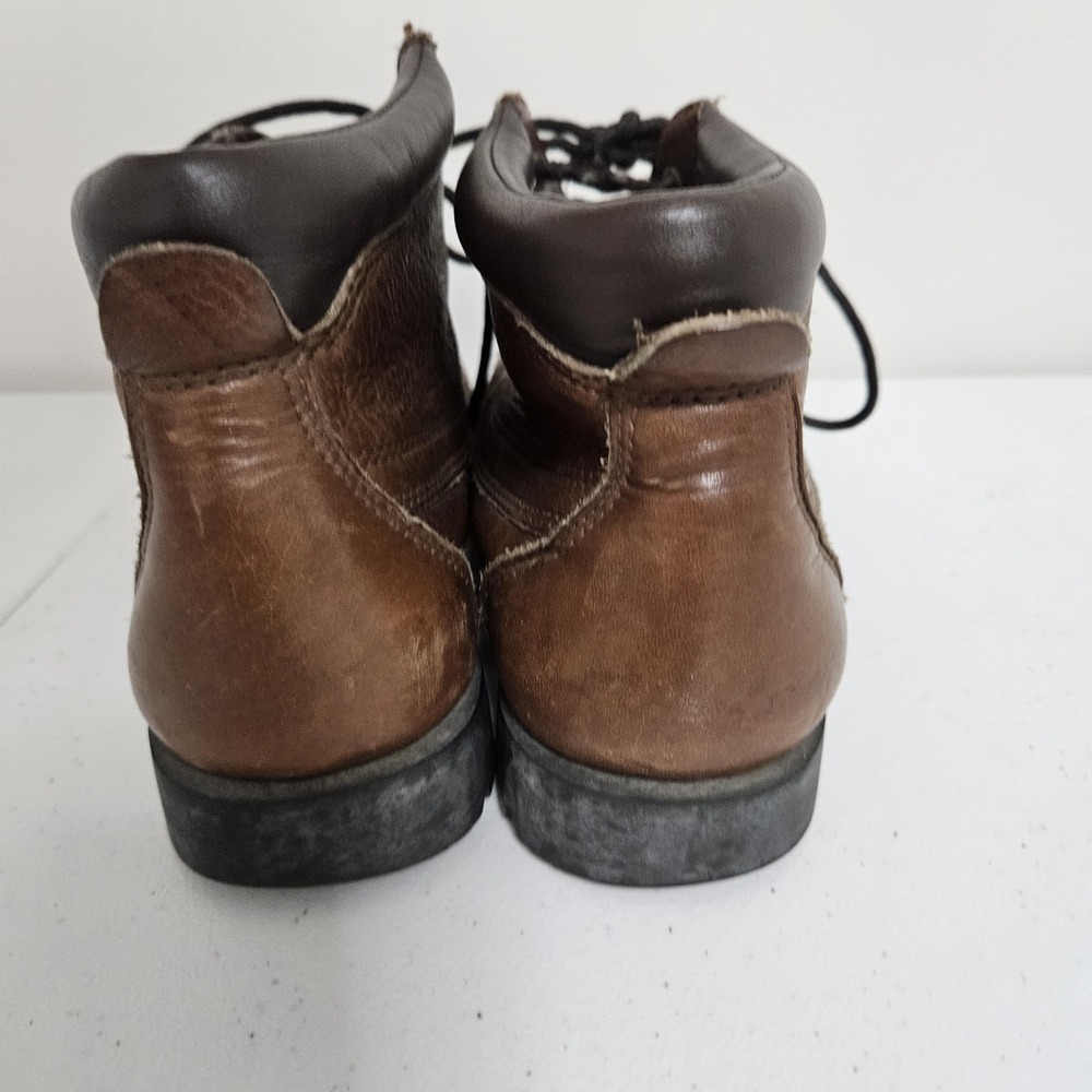 Vintage 1990's Y2K Leather Timberland Womens Brown Chukka Style Boots Size 7.5M* - Picture 8 of 9